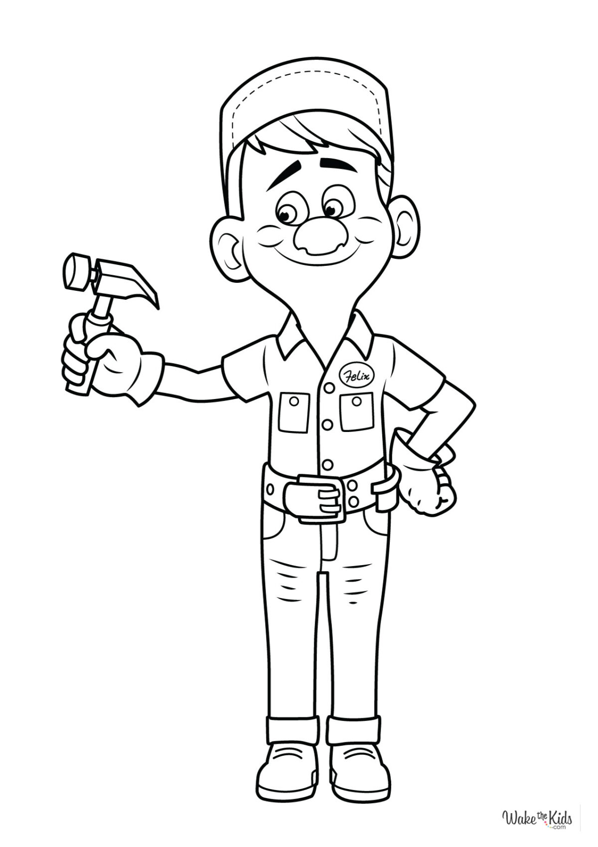 Wreck It Ralph Coloring Pages (Free Printable PDFs) | WakeTheKids