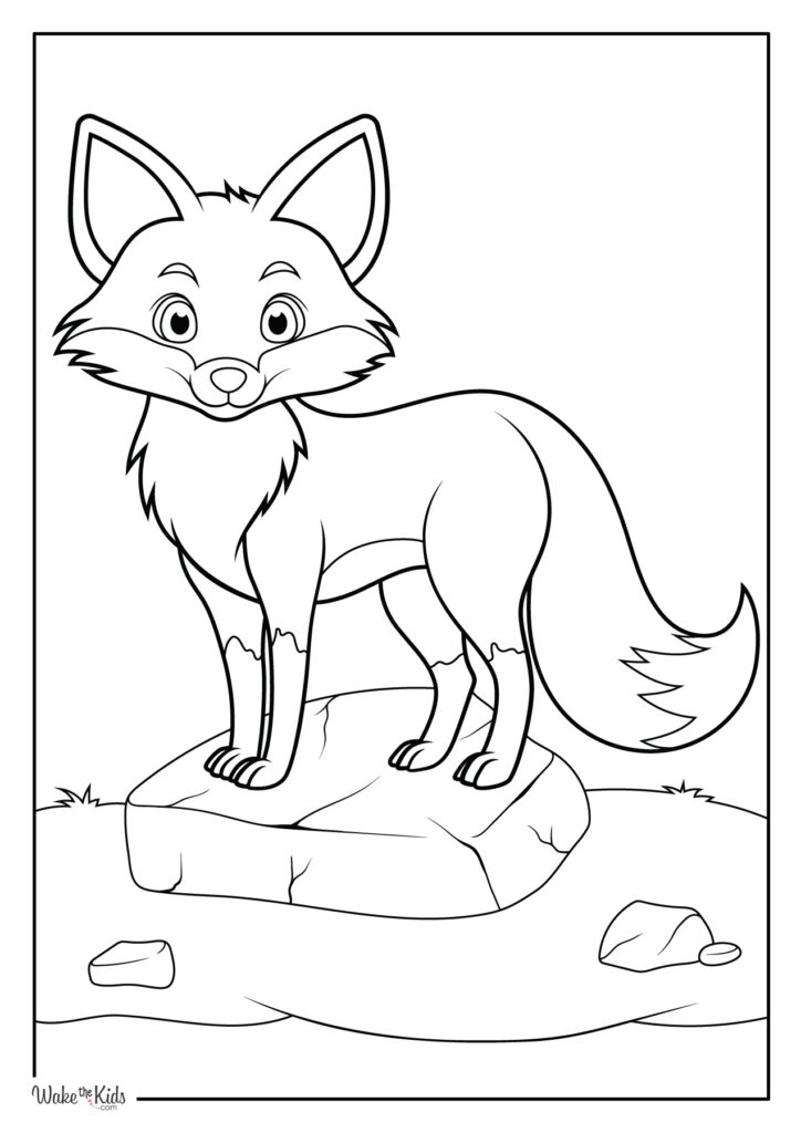 Fox Coloring Pages