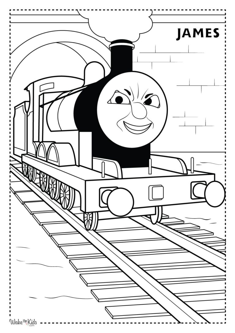 Thomas and Friends Coloring Pages (Free Printable PDFs) | WakeTheKids