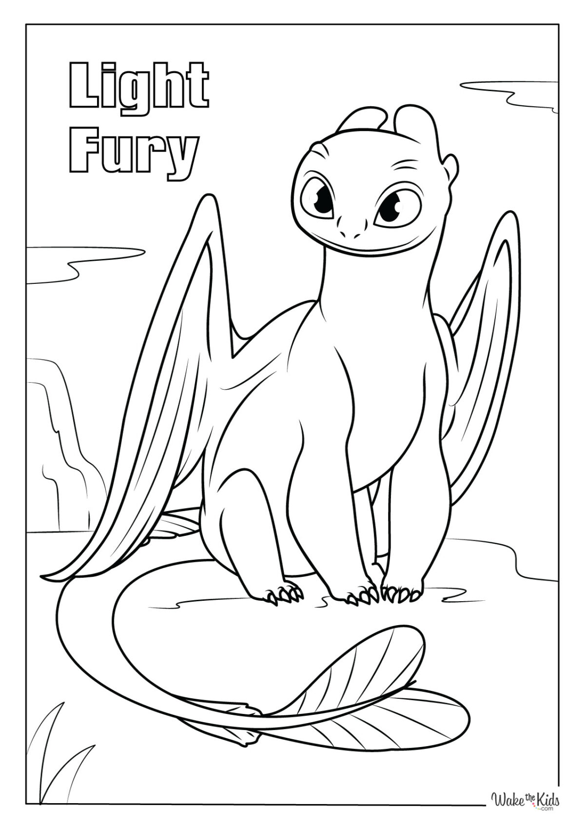How to Train Your Dragon Coloring Pages (Free Printable PDFs) WakeTheKids