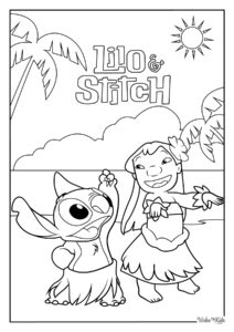 Lilo and Stitch Coloring Pages