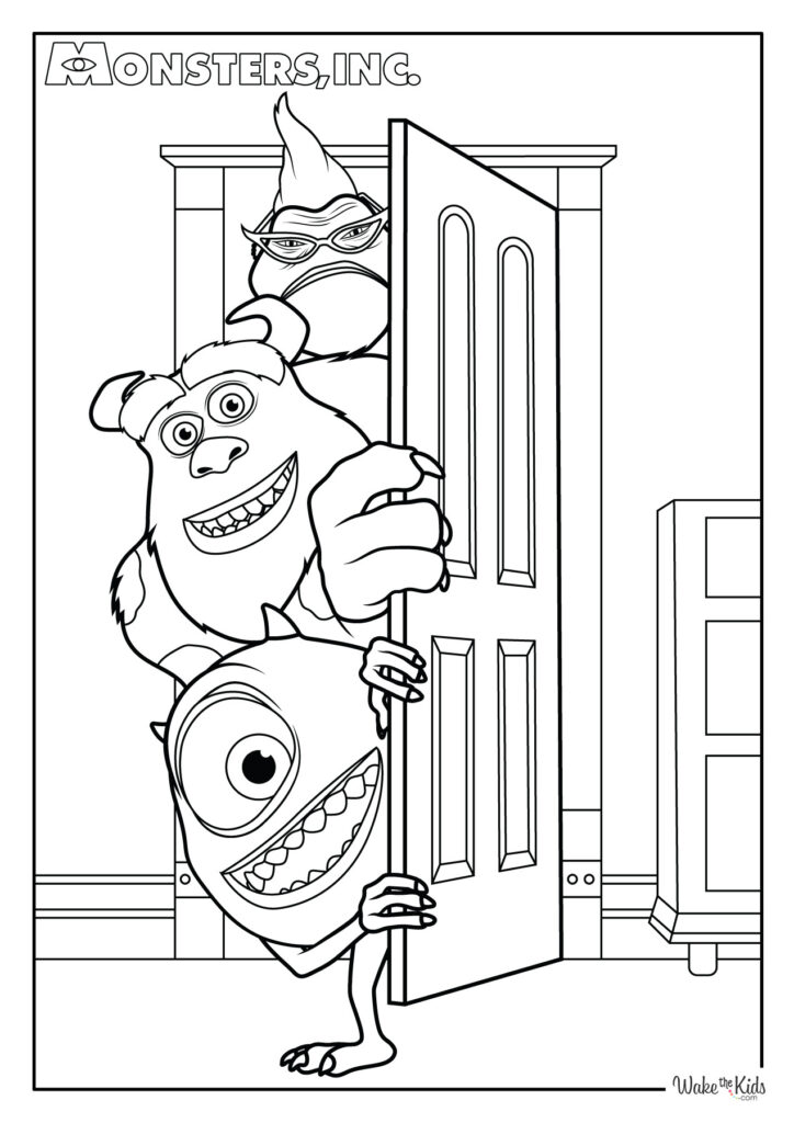 Monsters Inc Coloring Pages