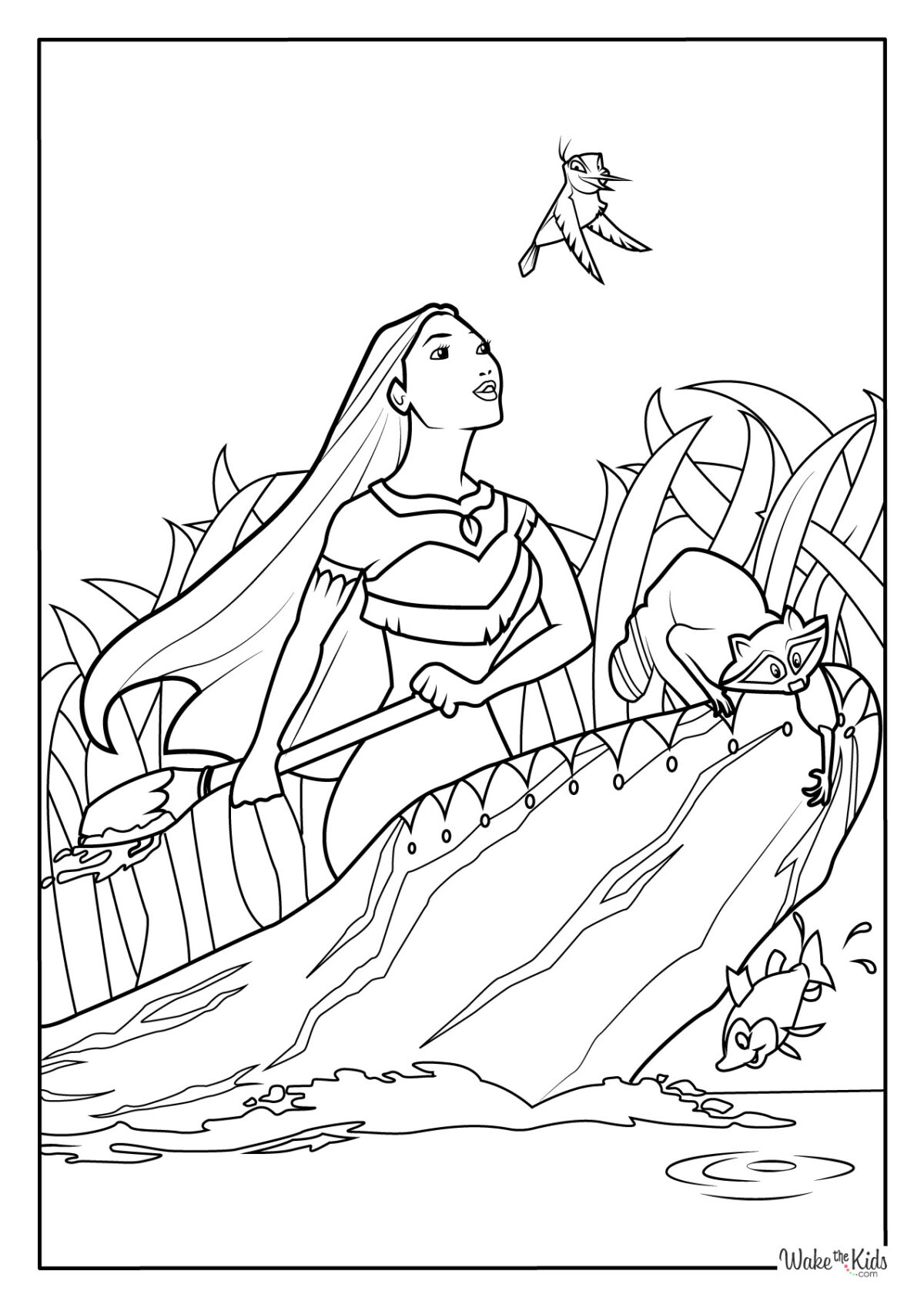 Pocahontas coloring pages free printable pdfs wakethekids