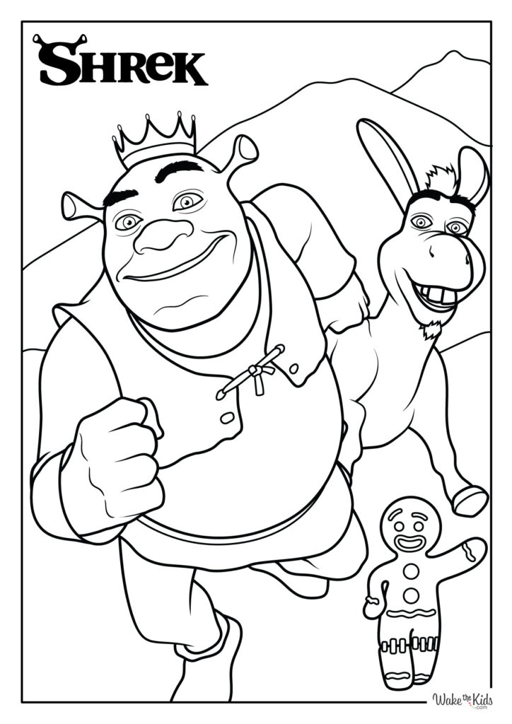 Shrek Coloring Pages