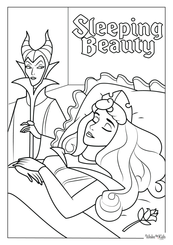 Sleeping Beauty Coloring Pages