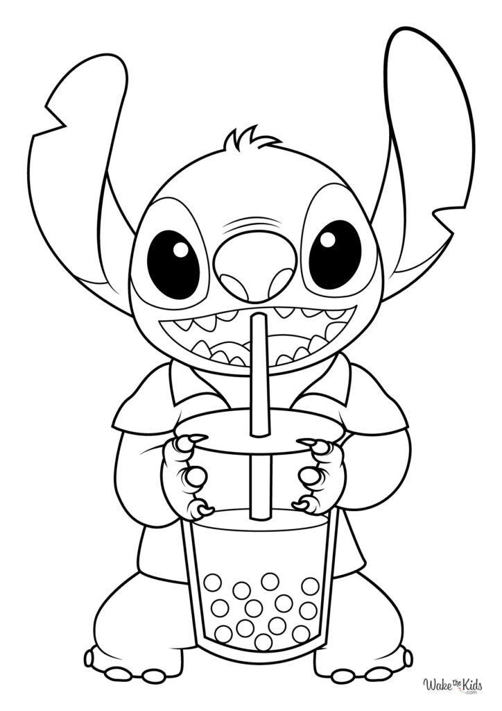 Lilo and Stitch Coloring Pages (Free Printable PDFs) | WakeTheKids