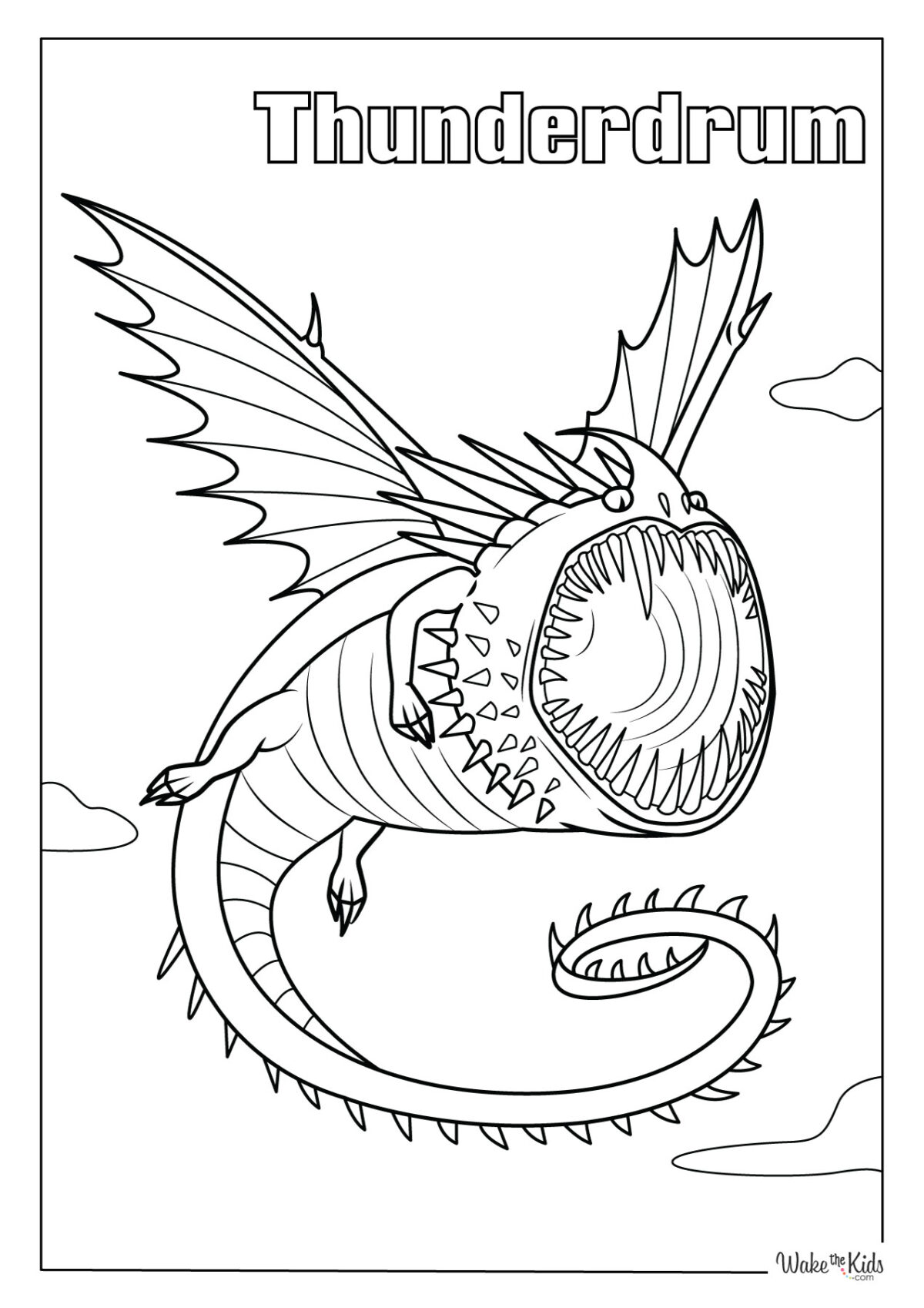 How to Train Your Dragon Coloring Pages (Free Printable PDFs) | WakeTheKids