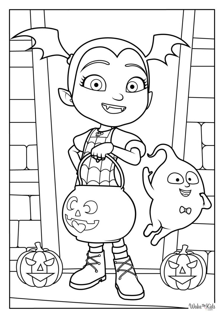 Vampirina Coloring Pages (Free Printable PDFs) | WakeTheKids