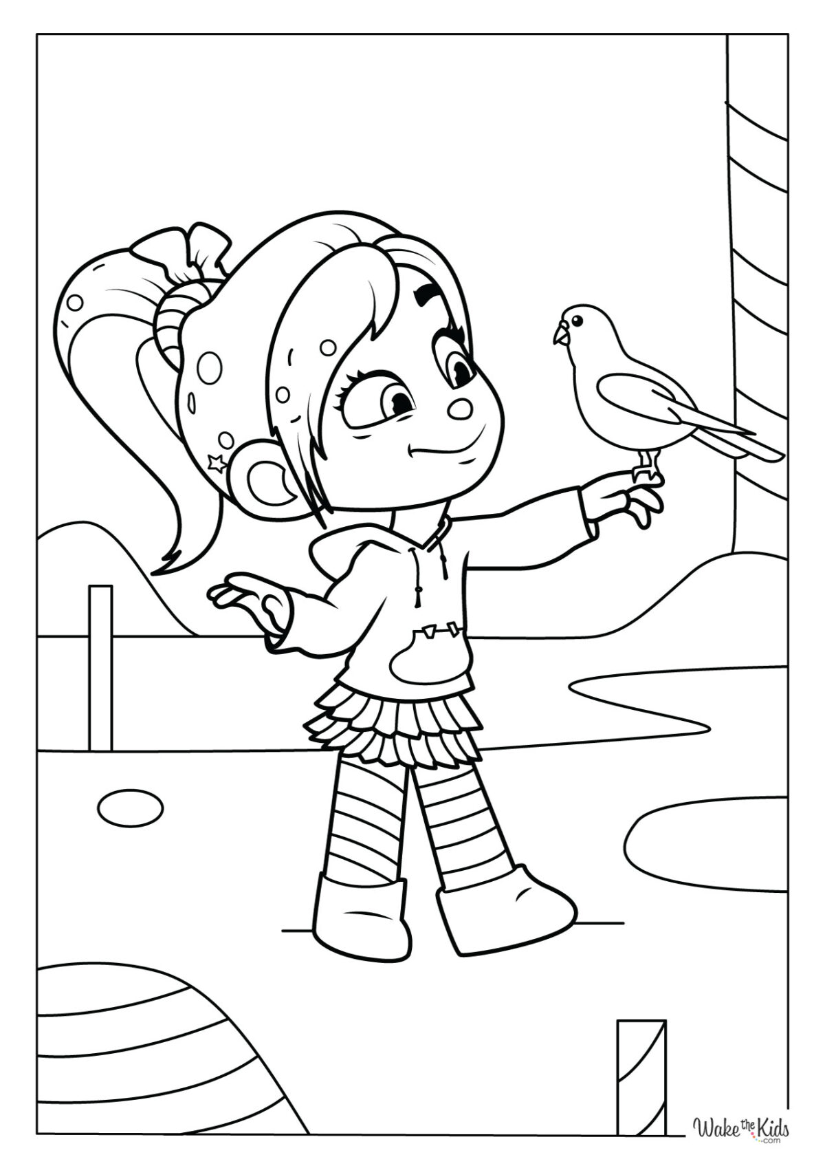 Wreck It Ralph Coloring Pages (Free Printable PDFs) WakeTheKids