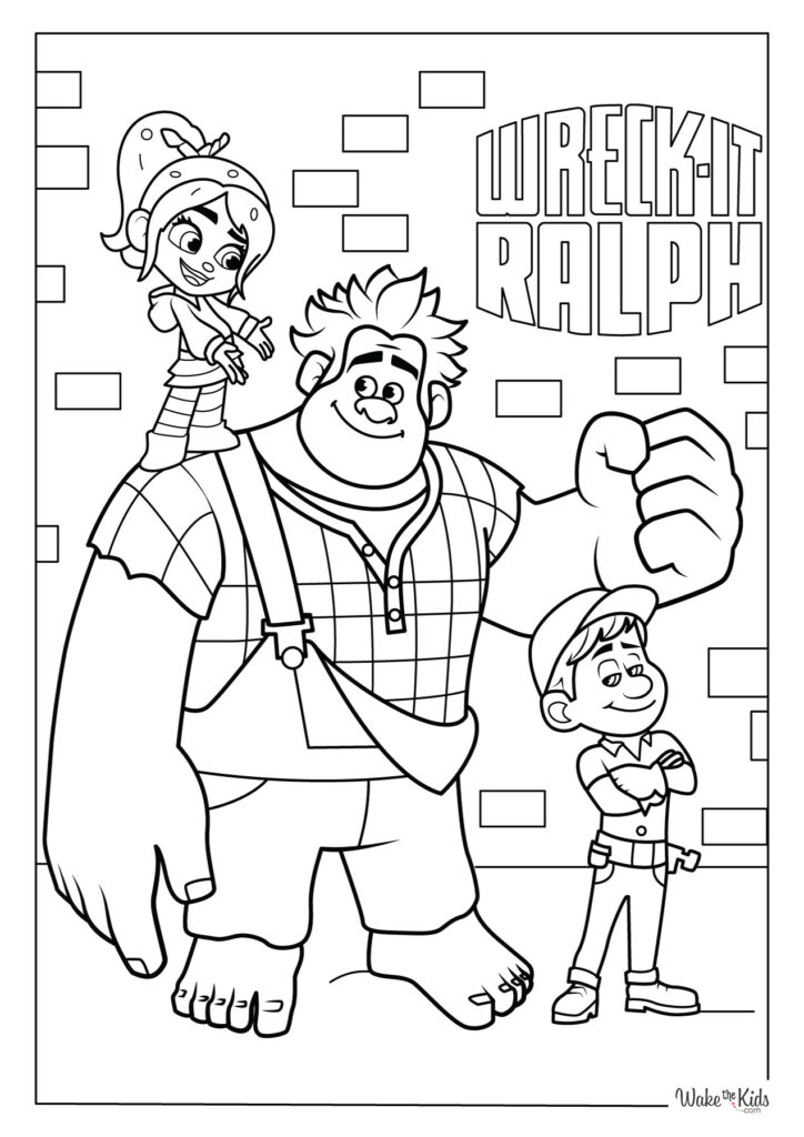 Wreck It Ralph Coloring Pages