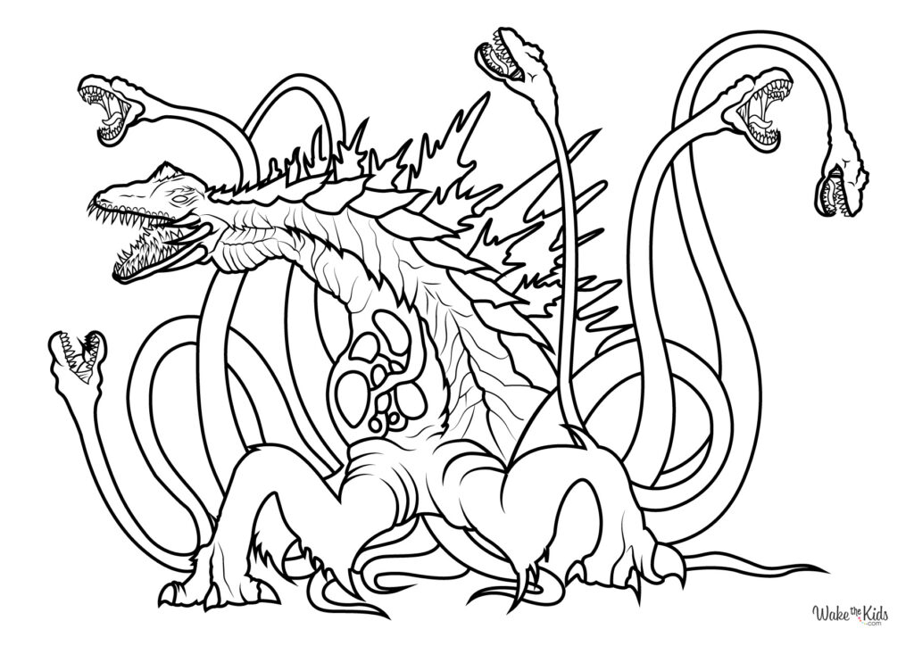 Godzilla Coloring Pages (Free Printable PDFs) | WakeTheKids