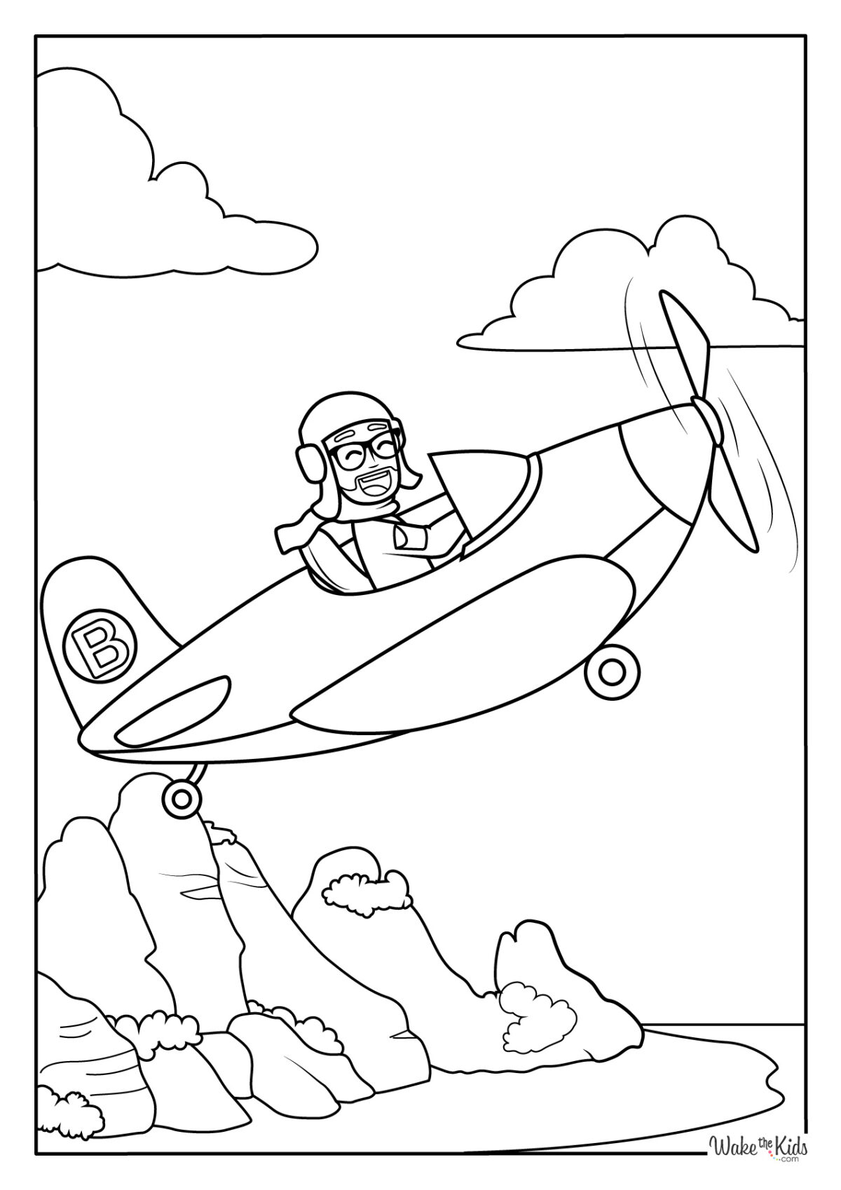 Blippi Coloring Pages (Free Printable PDFs) | WakeTheKids