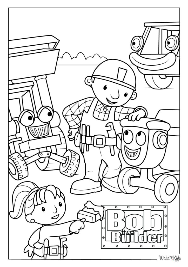 Bob the Builder Coloring Pages