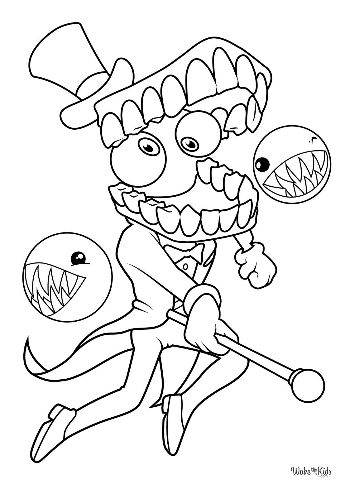 Amazing Digital Circus Coloring Pages (Free Printable PDFs) | WakeTheKids