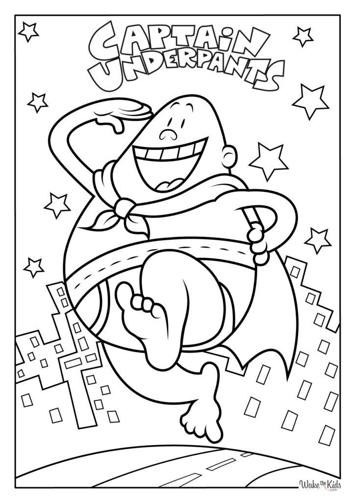Captain Underpants Coloring Pages