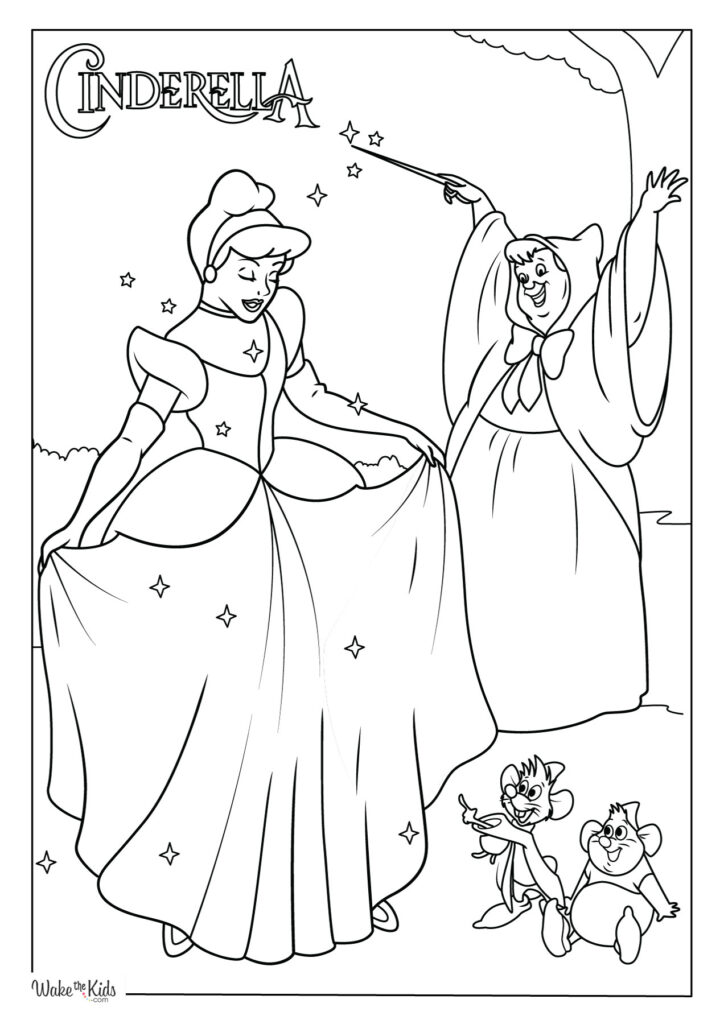 Cinderella Coloring Pages