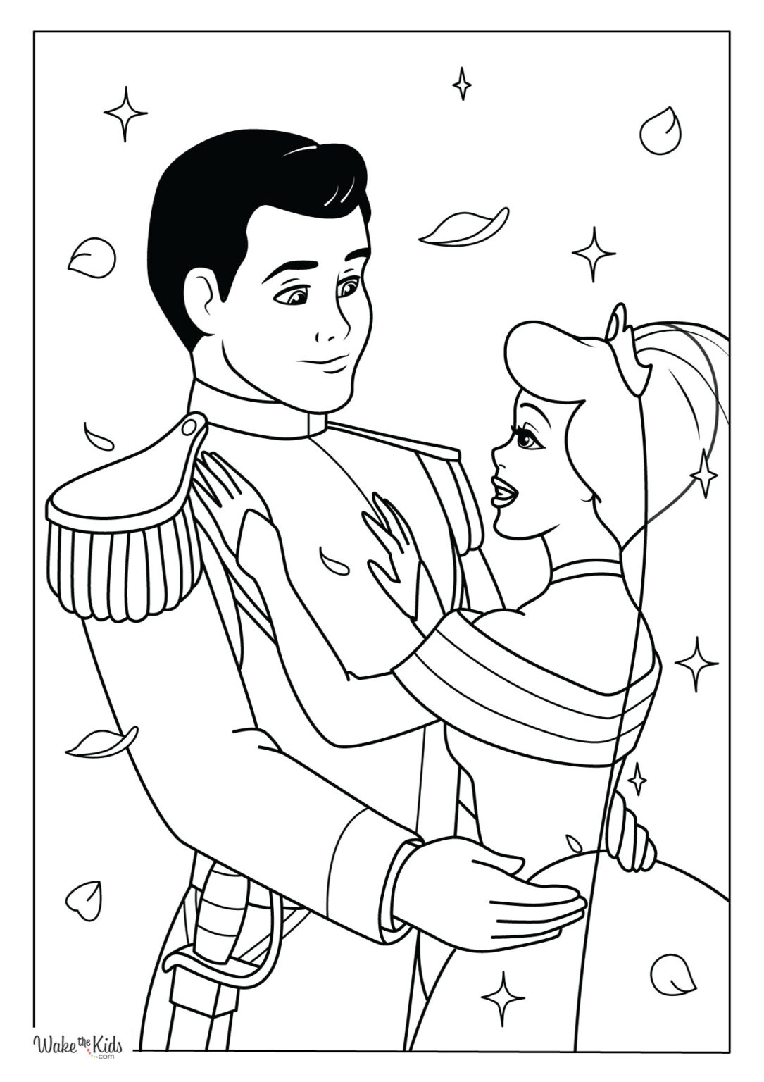 Cinderella Coloring Pages (Free Printable PDFs) | WakeTheKids
