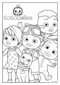 Cocomelon Coloring Pages