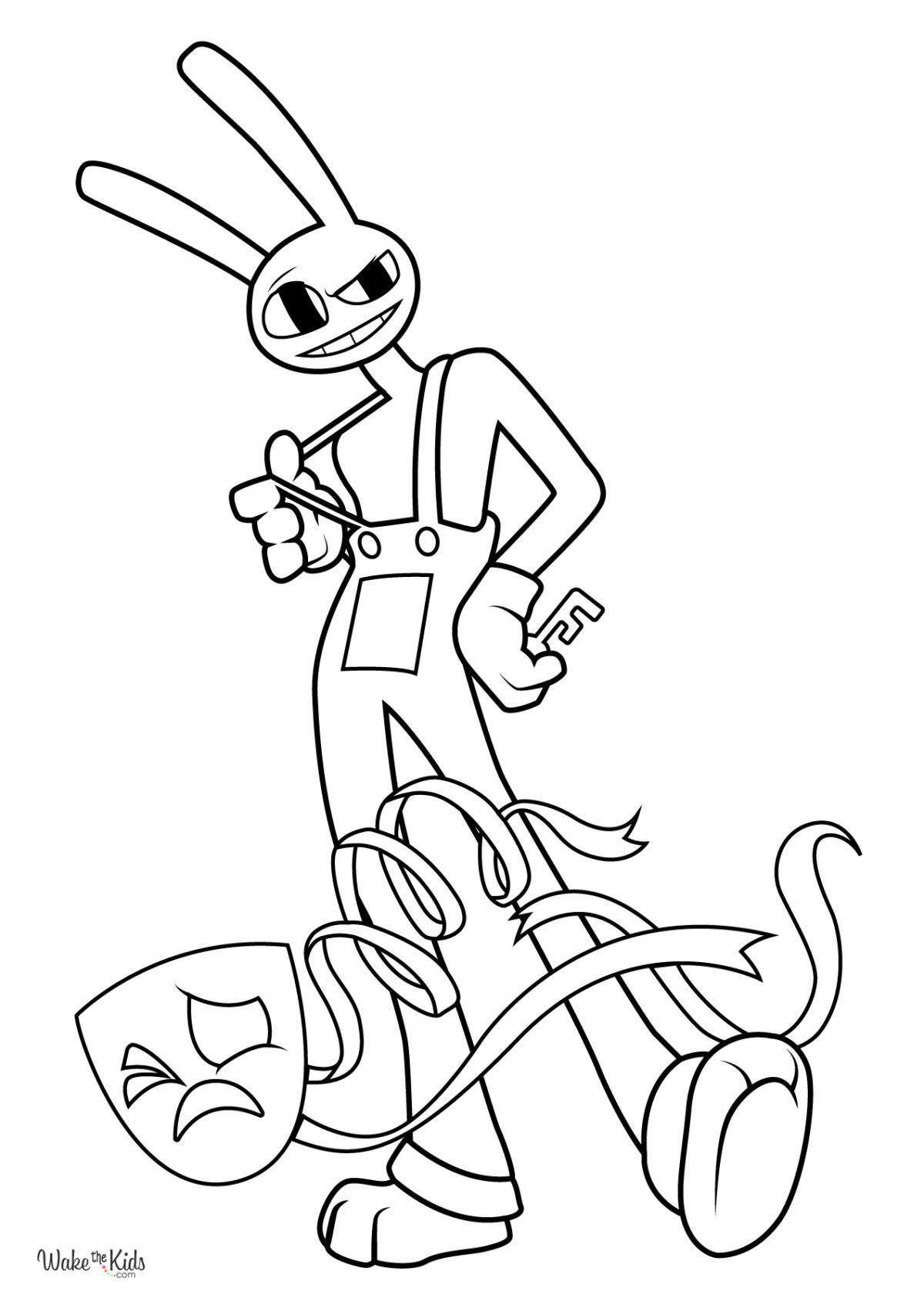 Amazing Digital Circus Coloring Pages (Free Printable PDFs) | WakeTheKids