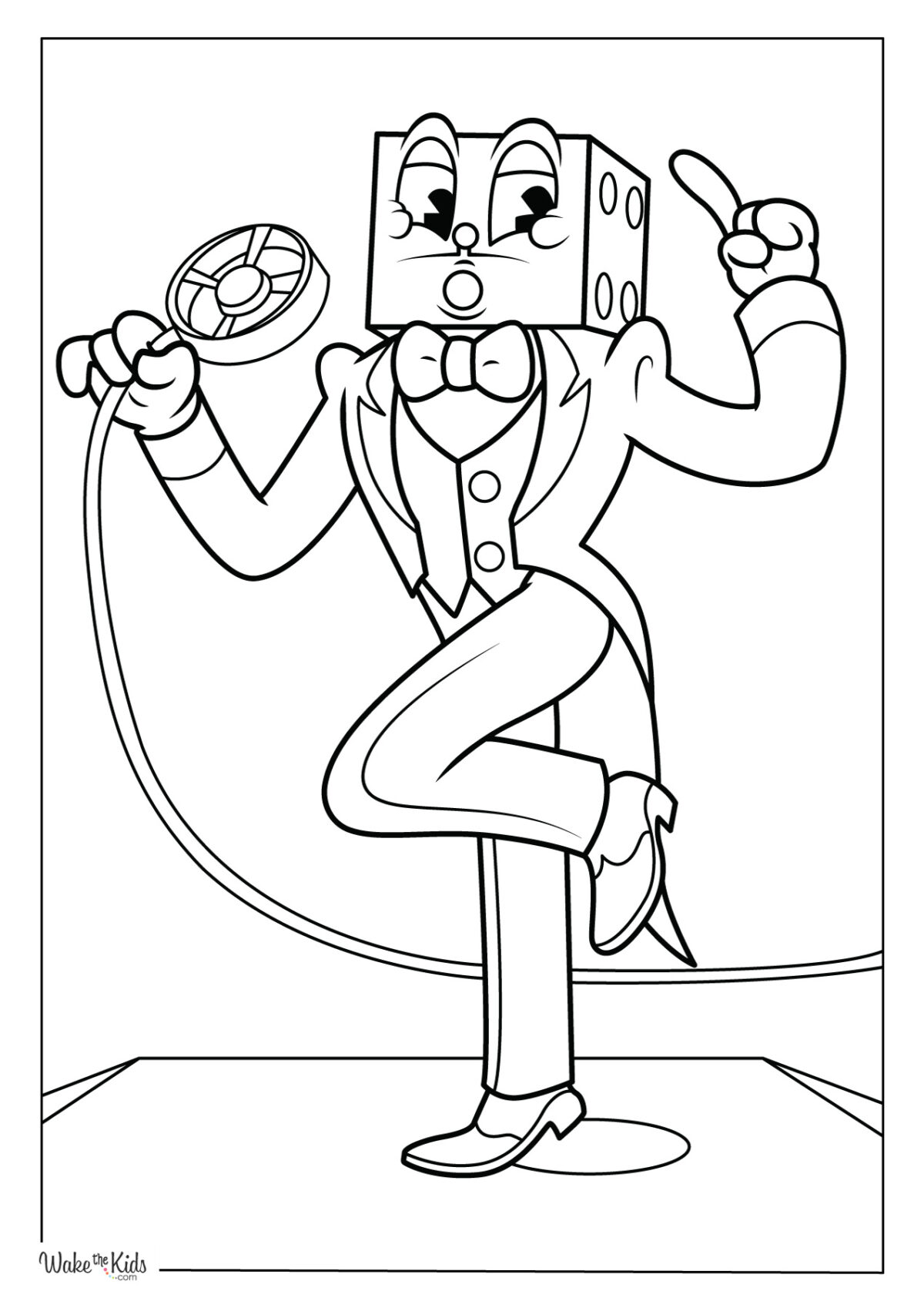Cuphead Coloring Pages (Free Printable PDFs) | WakeTheKids