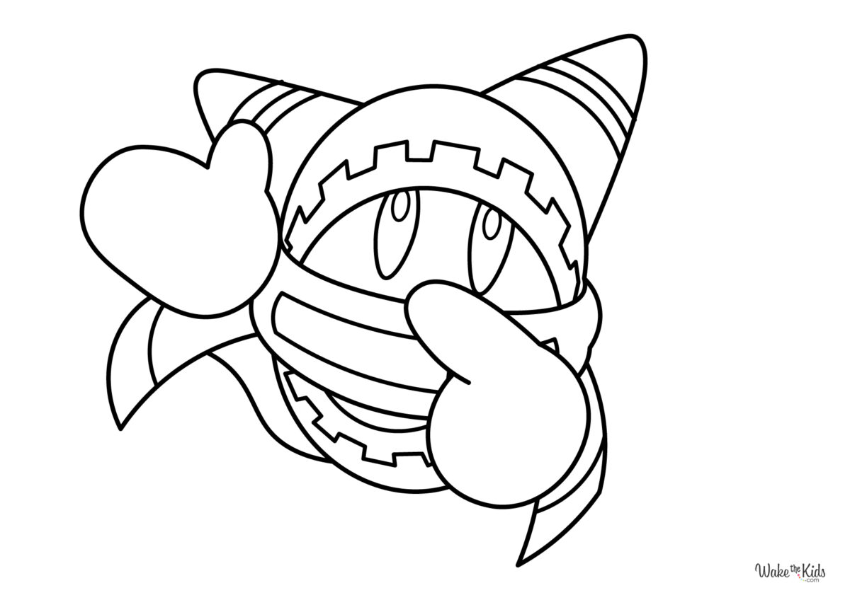 Kirby Coloring Pages (Free Printable PDFs) | WakeTheKids