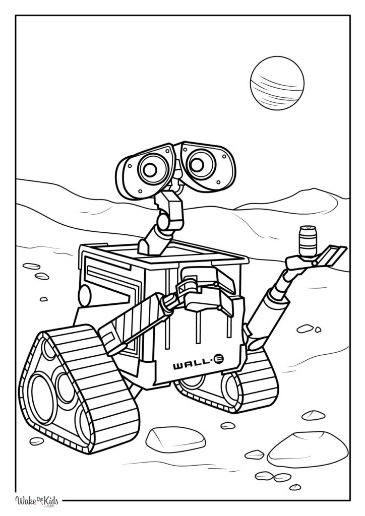 WALL-E Coloring Pages
