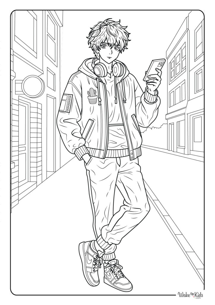 Anime Coloring Pages