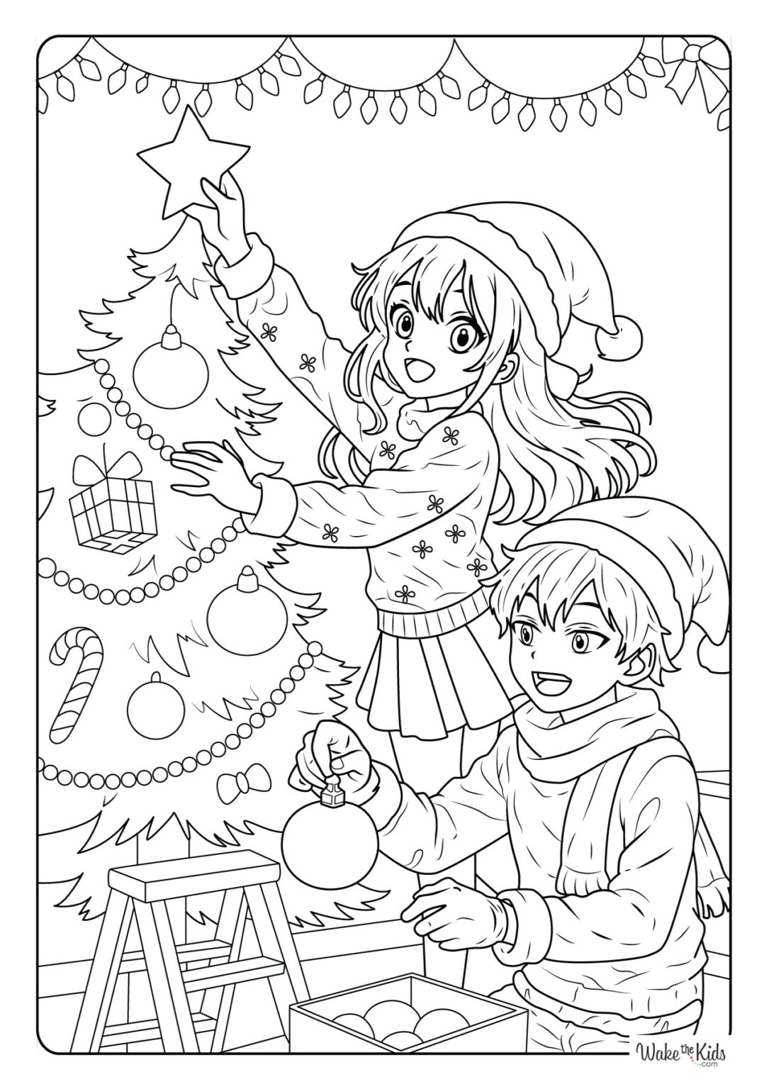 Anime Coloring Pages (Free Printable PDFs) | WakeTheKids