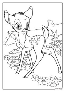 Bambi Coloring Pages