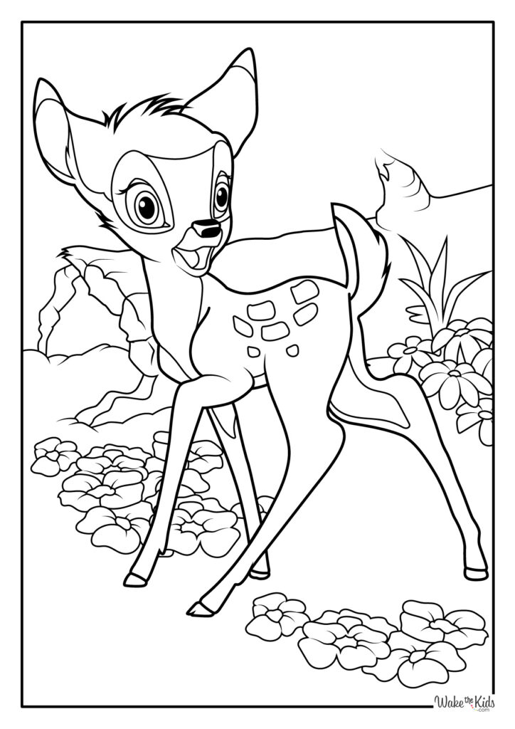 Bambi Coloring Pages