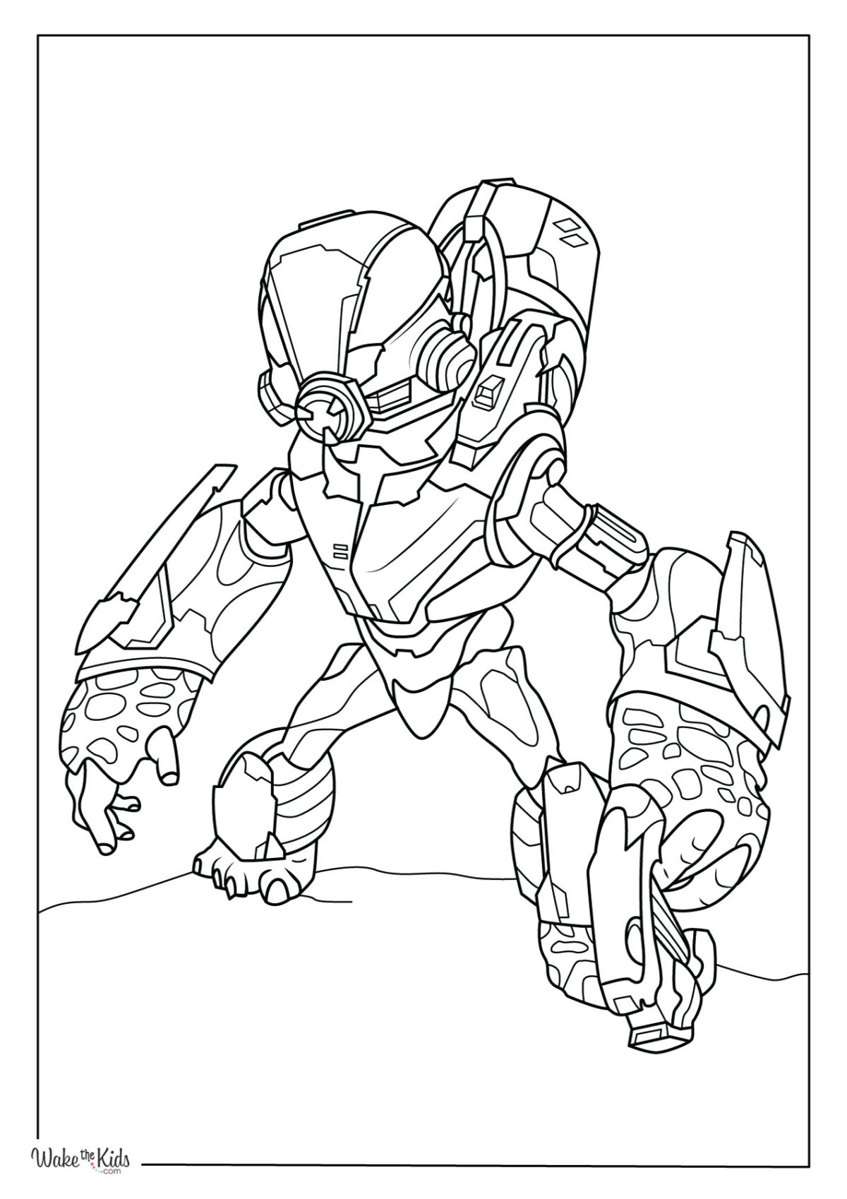 Halo Coloring Pages (Free Printable PDFs) | WakeTheKids