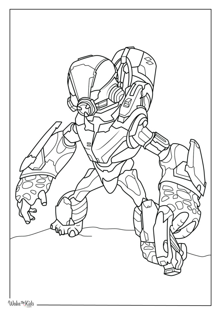 Halo Coloring Pages (Free Printable PDFs) | WakeTheKids