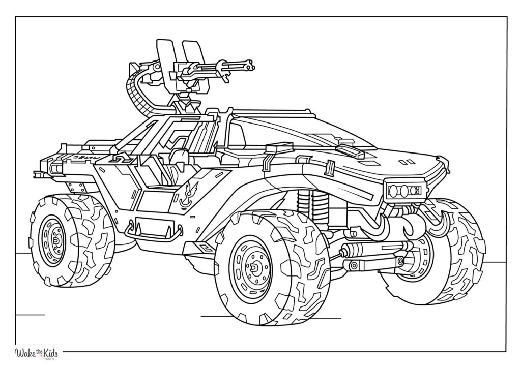 Halo Coloring Pages (Free Printable PDFs) | WakeTheKids
