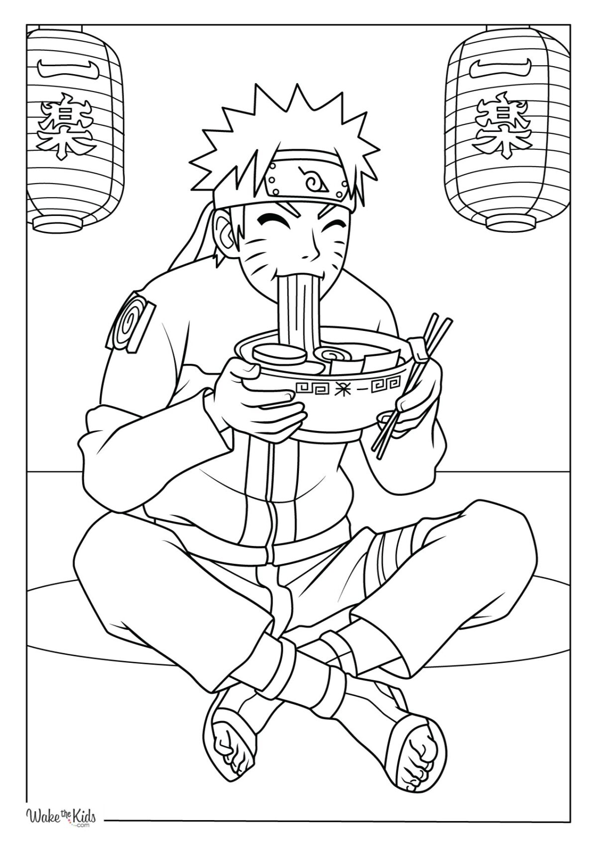 Naruto Coloring Pages (Free Printable PDFs) | WakeTheKids