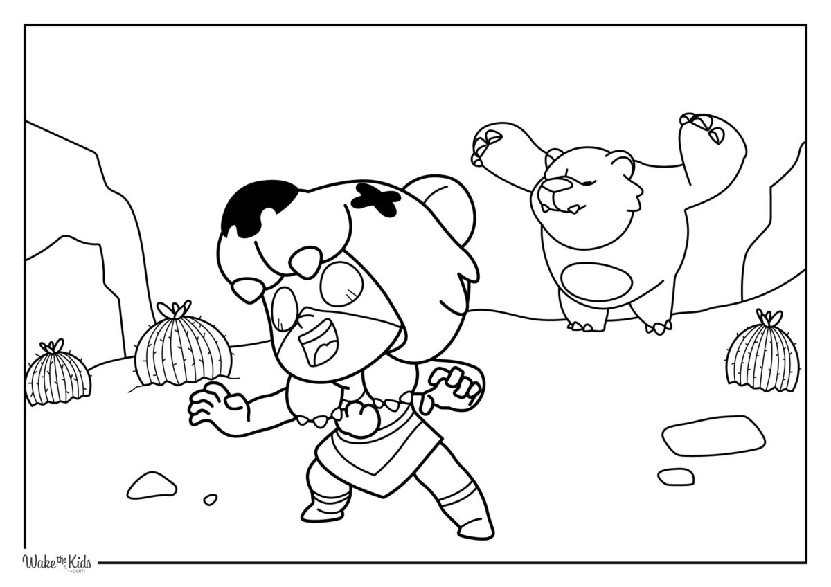 Brawl Stars Coloring Pages (Free Printable PDFs) | WakeTheKids