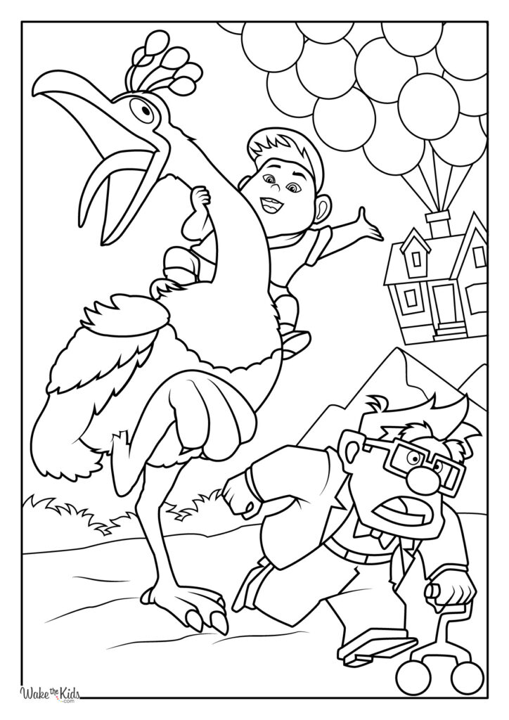 Up Coloring Pages