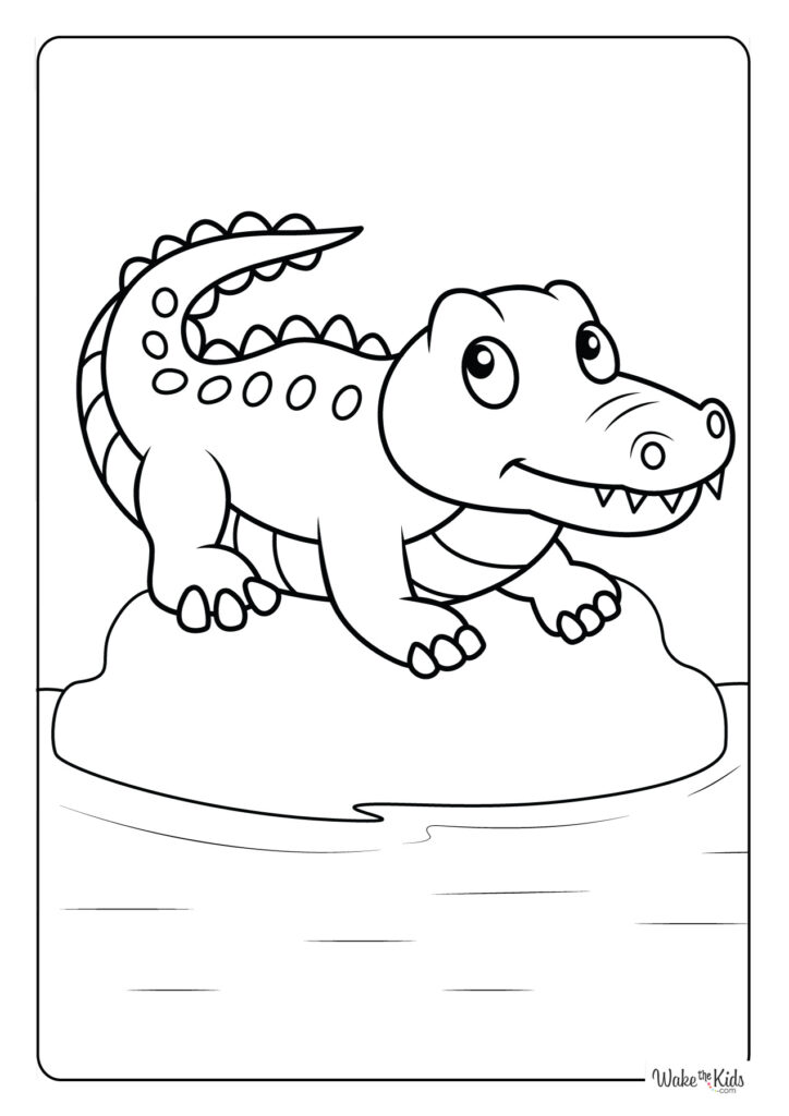 Alligator Coloring Pages