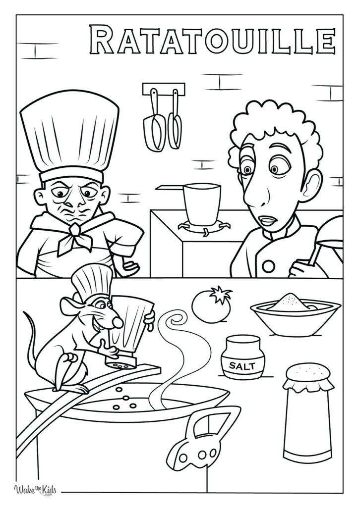 Ratatouille Coloring Pages