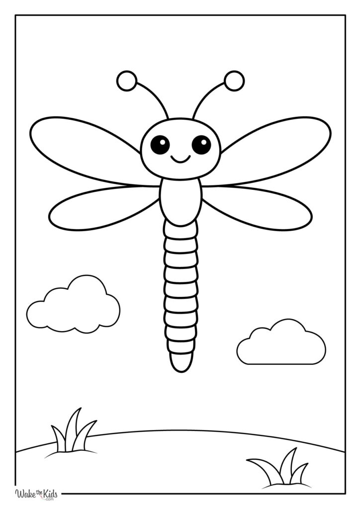 Dragonfly Coloring Pages