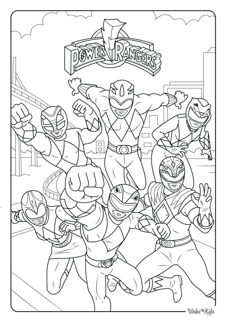 Power Rangers Coloring Pages