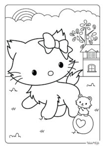 Charmmy Kitty Coloring Pages