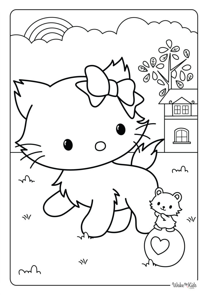 Charmmy Kitty Coloring Pages