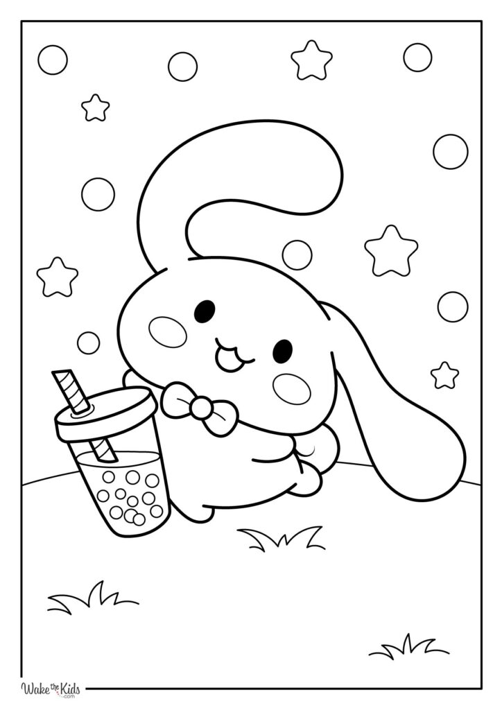 Cinnamoroll Coloring Pages