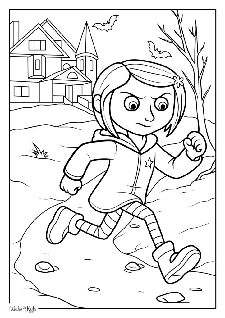 Coraline Coloring Pages