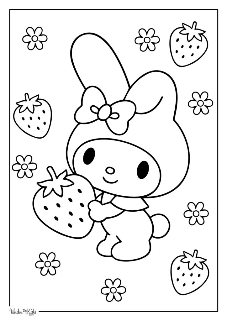 My Melody Coloring Pages