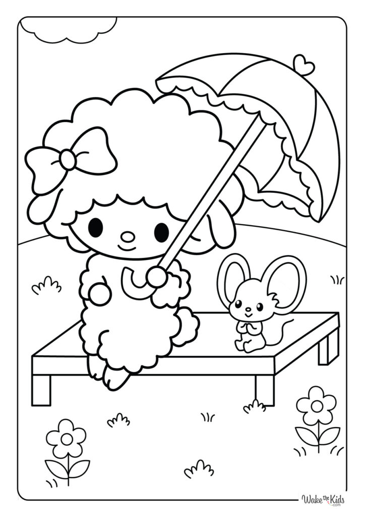 My Sweet Piano Coloring Pages