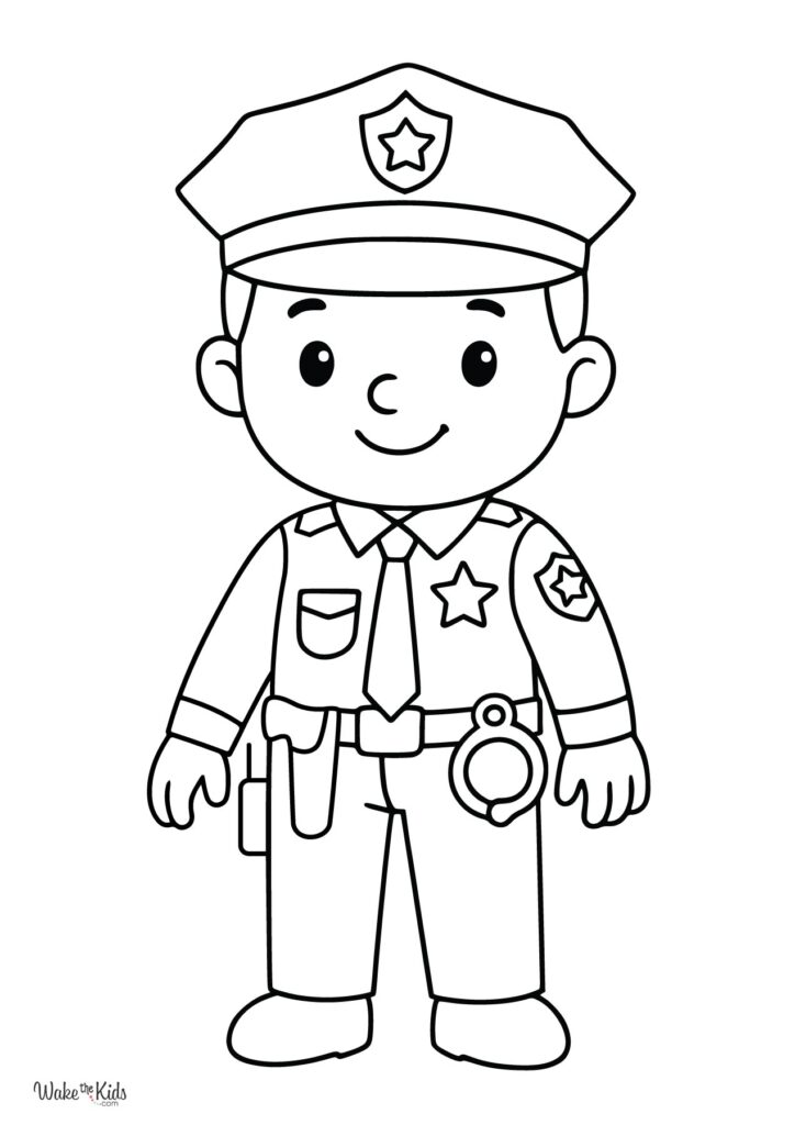 Police Coloring Pages