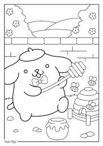 Pompompurin Coloring Pages