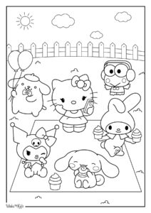 Sanrio Coloring Pages