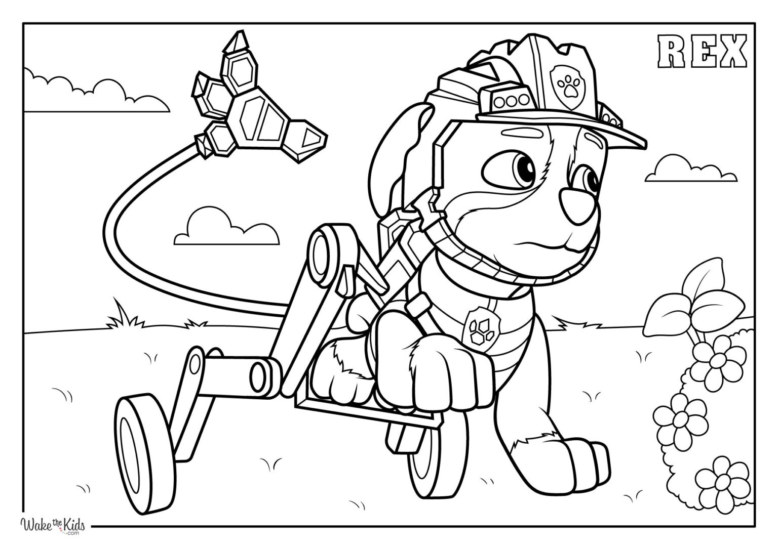 Paw Patrol Coloring Pages (Free Printable PDFs) | WakeTheKids
